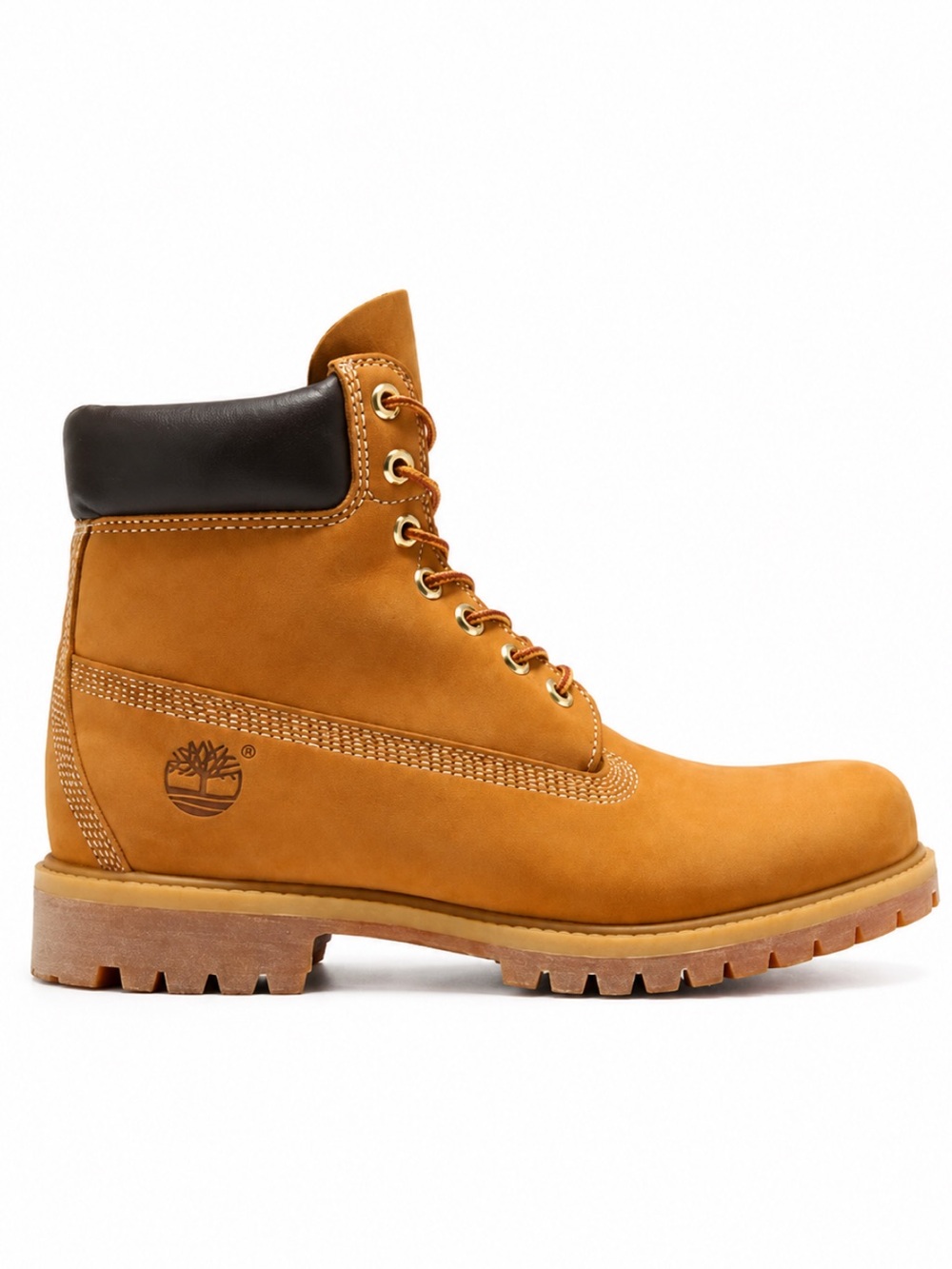 Timberland 6-Inch Premium Waterproof PrimaLoft Wheat Nubuck Boots Size 7 EUC!